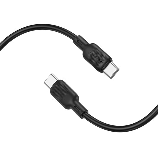 Kabl za prenos podataka i punjenje USB-C - USB-C Borofone BX113 Lenny, 60W, 2m, Crni