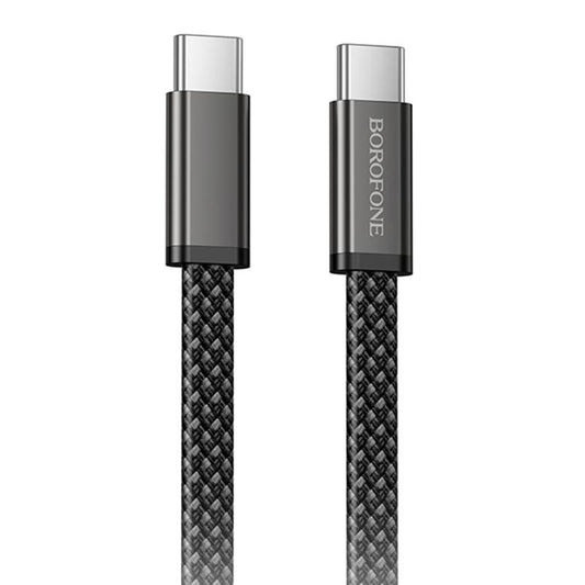 USB-C - USB-C kabl za podatke i punjenje Borofone BX124 Peace, 60W, 1m, Crni