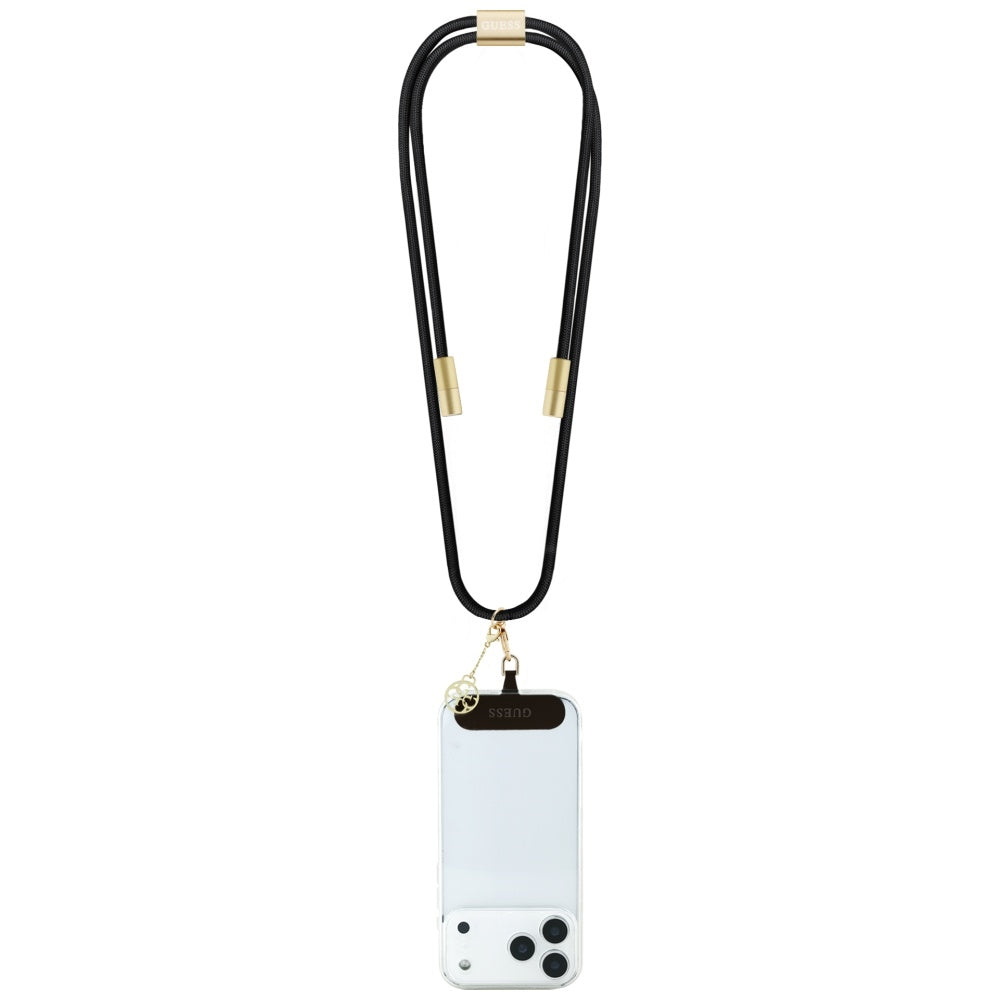 Kabl za prenos podataka i punjenje USB-C - USB-C Guess CBDY 4G Charm, 100W, 1.5m, Crni