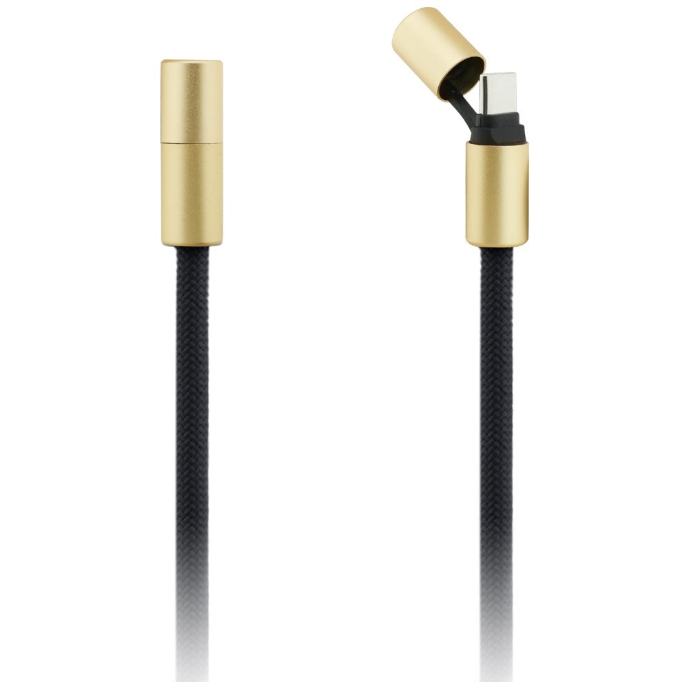 Kabl za prenos podataka i punjenje USB-C - USB-C Guess CBDY 4G Charm, 100W, 1.5m, Crni