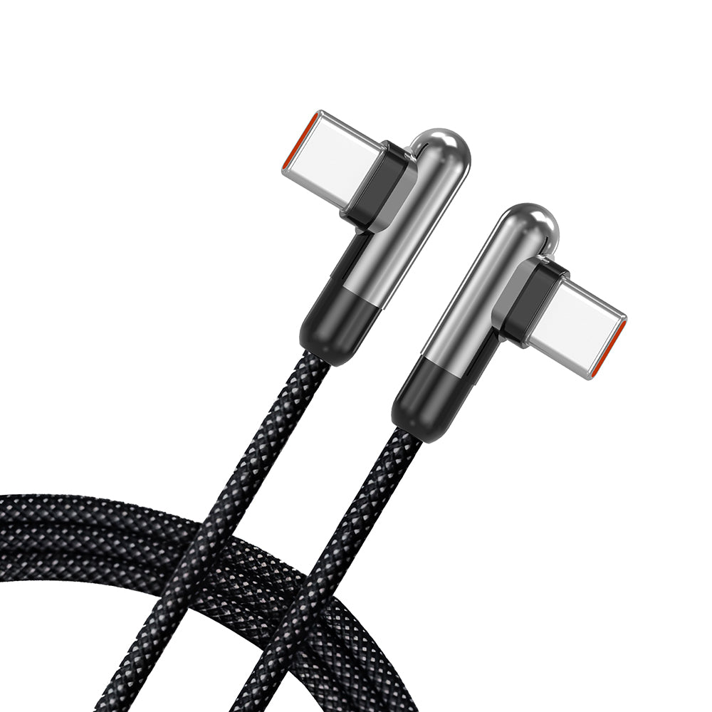 Kabl za prenos podataka i punjenje USB-C - USB-C Lito LD13CC, 60W, 1m, Crni