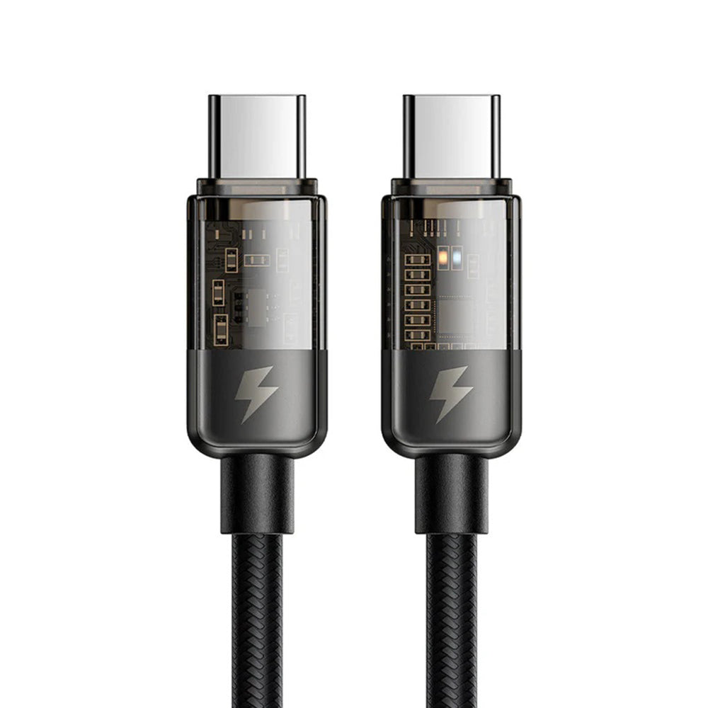 Kabl za prenos podataka i punjenje USB-C - USB-C McDodo CA-2840 Auto Power Off, 100W, 1.2m, Crni