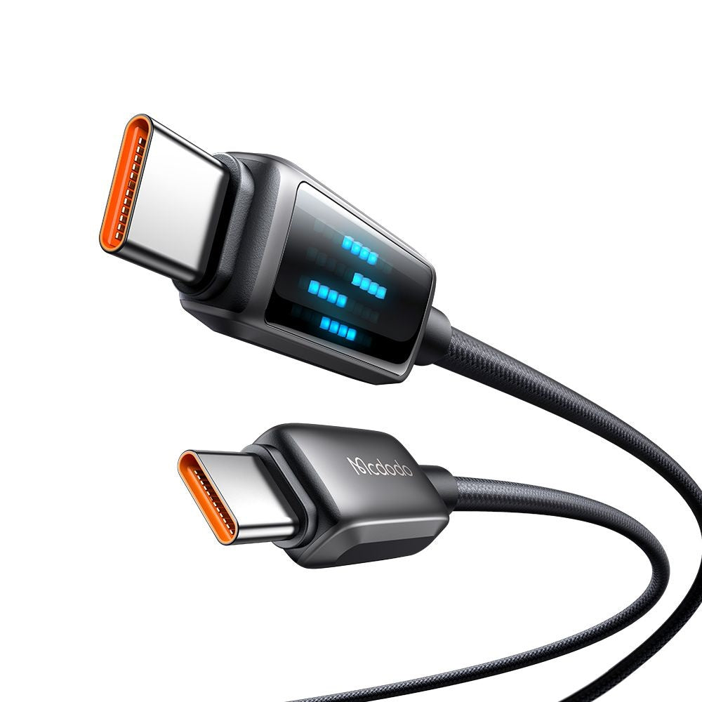 Kabl za Podatke i Punjenje USB-C - USB-C McDodo CA-4250 Display, 100W, 1.2m, Crni