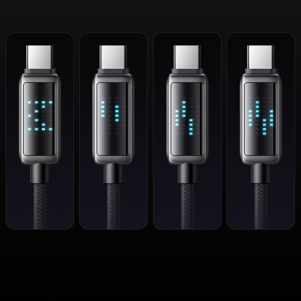 Kabl za Podatke i Punjenje USB-C - USB-C McDodo CA-4250 Display, 100W, 1.2m, Crni