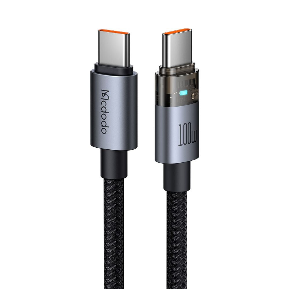 Kabl za prenos podataka i punjenje USB-C - USB-C McDodo CA-5580, 100W, 1.2m, Crni