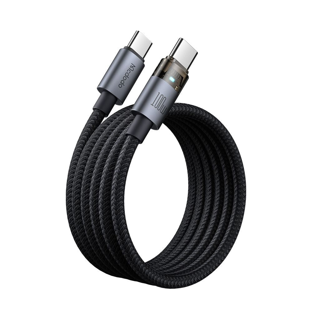 Kabl za prenos podataka i punjenje USB-C - USB-C McDodo CA-5580, 100W, 1.2m, Crni