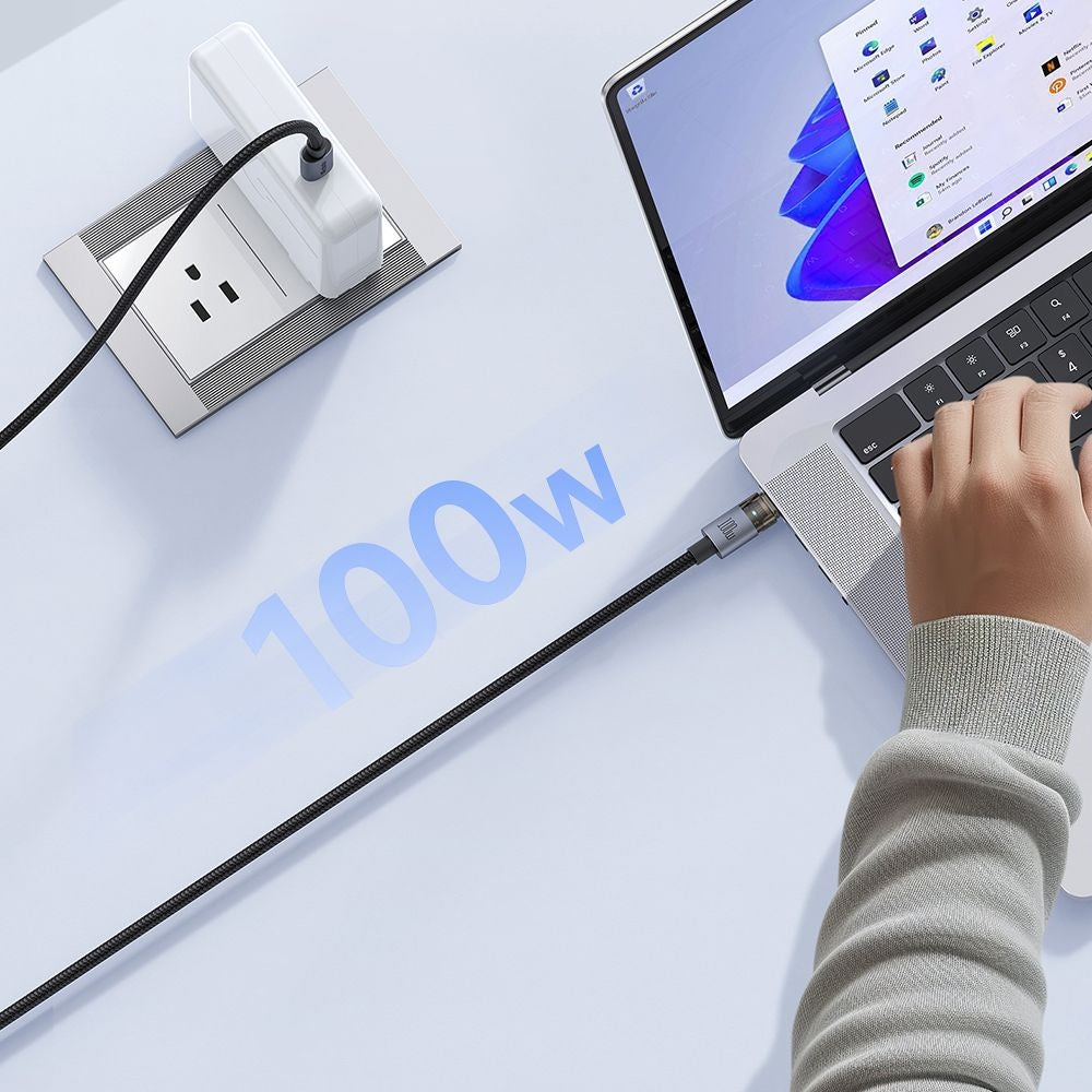 Kabl za prenos podataka i punjenje USB-C - USB-C McDodo CA-5580, 100W, 1.2m, Crni
