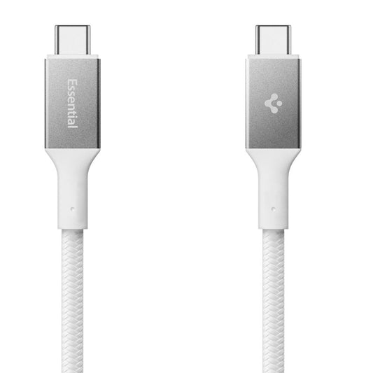 Kabl za prenos podataka i punjenje USB-C - USB-C Spigen EB10015CC, 100W, 1.5m, Beli ACA10420