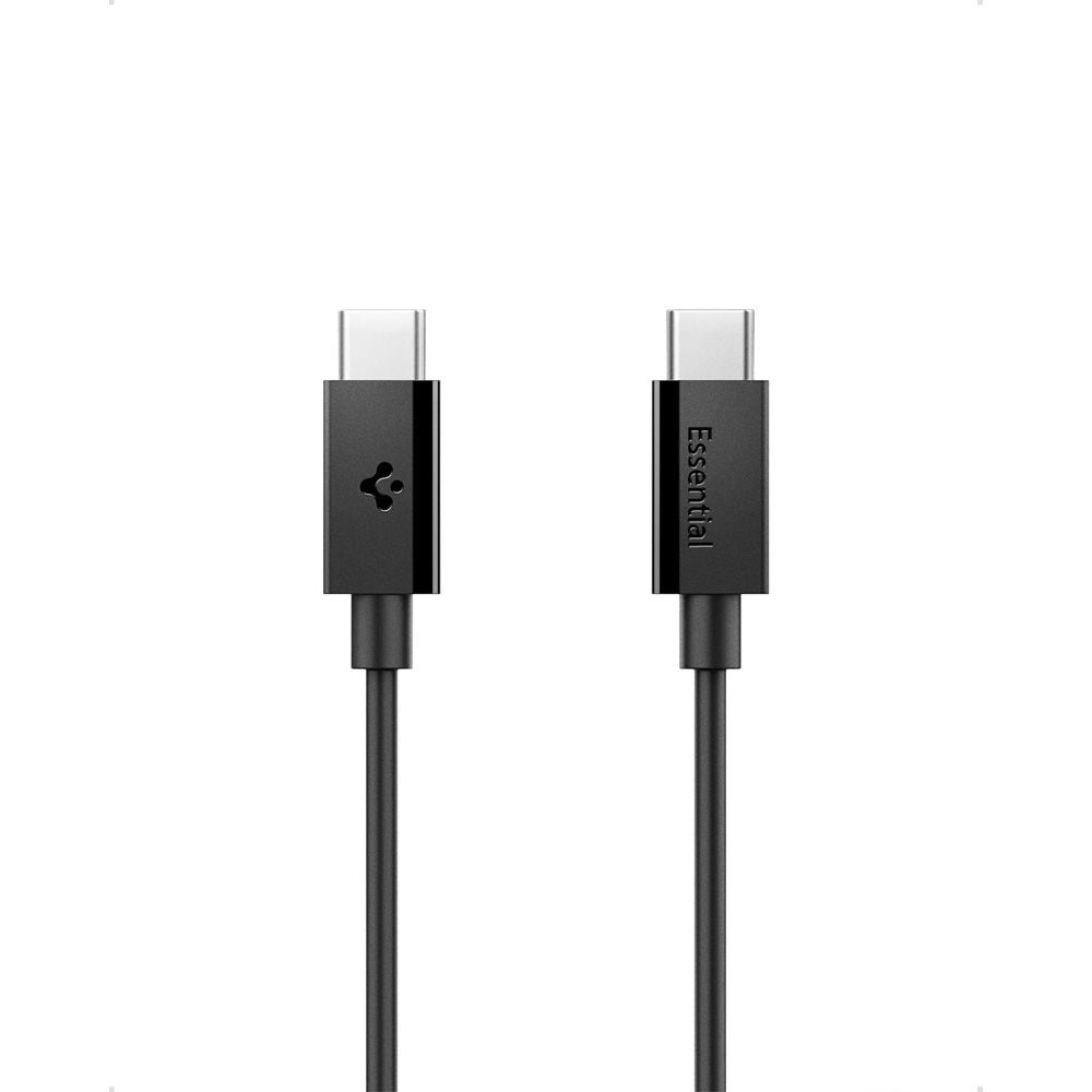 Kabl za podatke i punjenje USB-C - USB-C Spigen Essential, 60W, 1m, Crni ACA08718