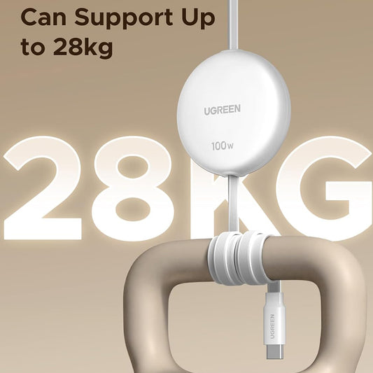 Kabl za Prenos Podataka i Punjenje USB-C - USB-C UGREEN L531, 100W, 1m, Beli