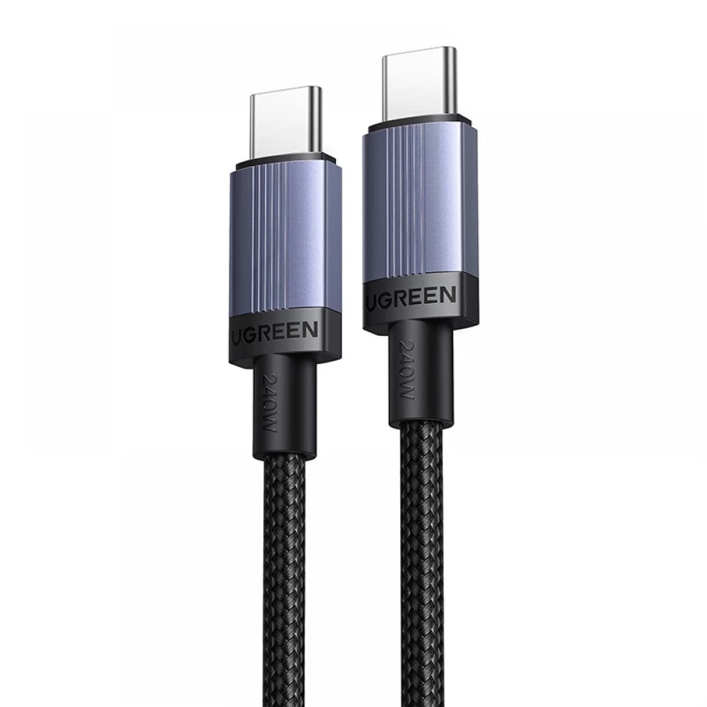 Kabl za podatke i punjenje USB-C - USB-C UGREEN L532, 240W, 0.5m, Sivi