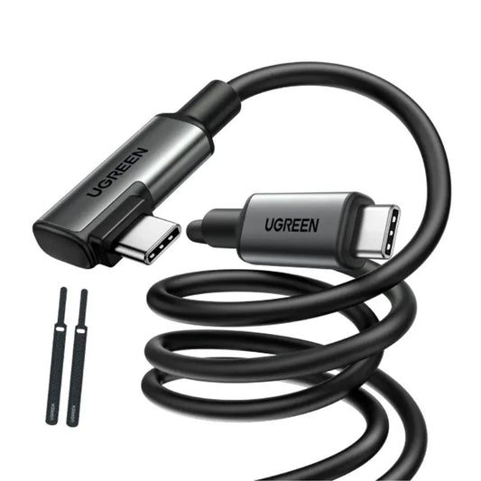 Kabl za Podatke i Punjenje USB-C - USB-C UGREEN US551 (90629) Ugao, 60W, 5m, Crni