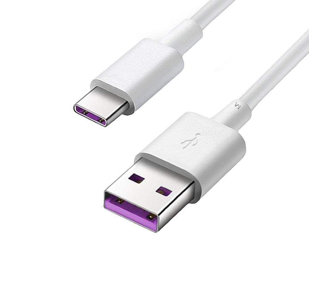 Kabl za prenos podataka i punjenje USB-A - USB-C Huawei AP71, 40W, 1m, Bela 4071497