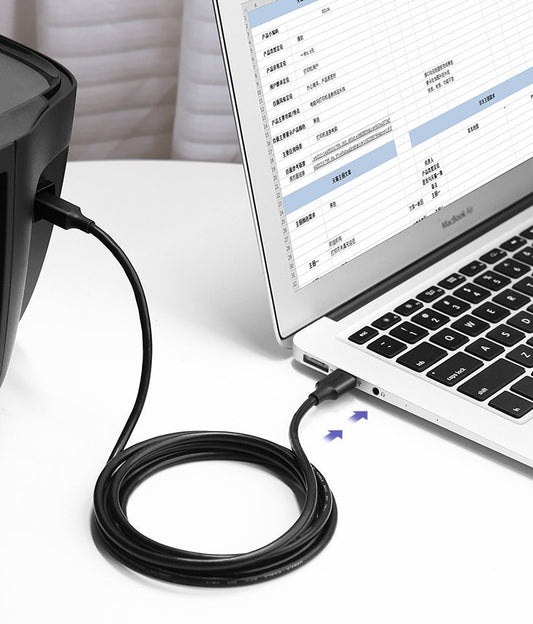 Kabl za štampač UGREEN US135, USB-A - USB-B, 1.5m, Crni