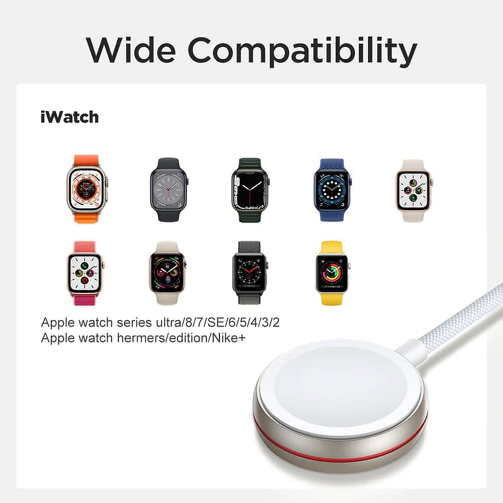 Bežični punjač Joyroom S-IW011 za Apple Watch seriju, USB-C, Beli