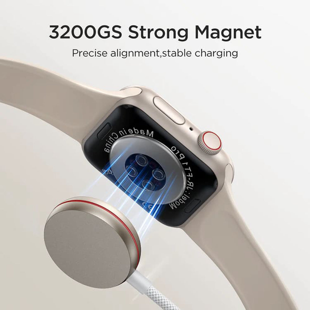 Bežični punjač Joyroom S-IW011 za Apple Watch seriju, USB-C, Beli