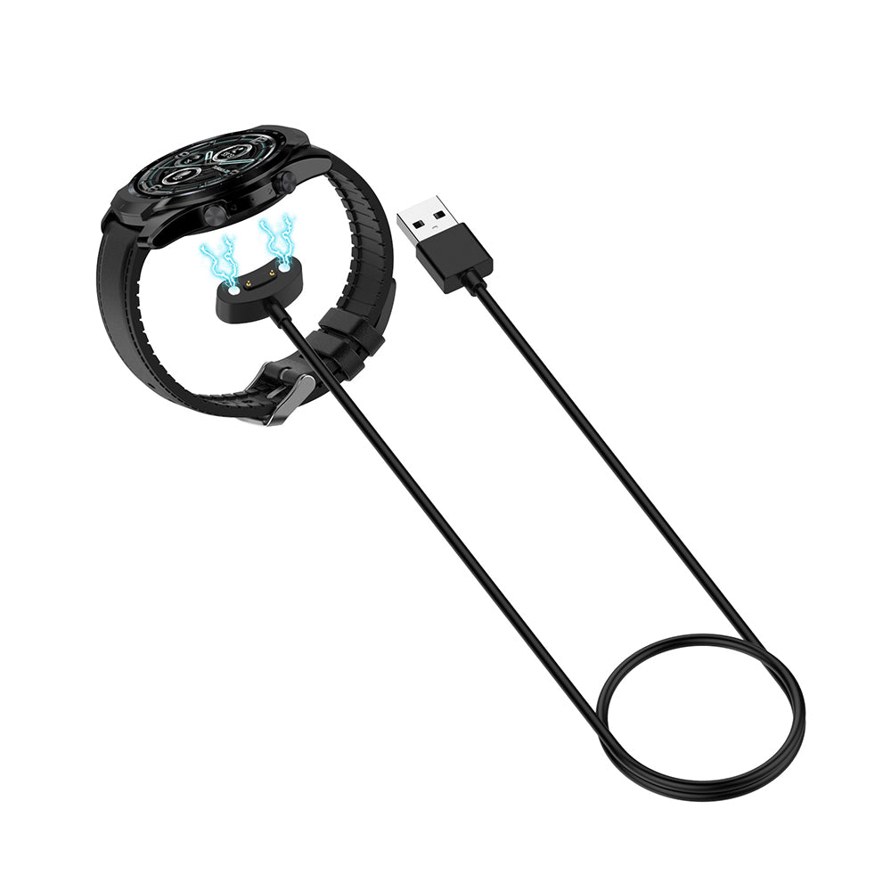 Kabl za punjenje Techsuit TCW1 za Mobvoi Watch Series, USB-A, Crni