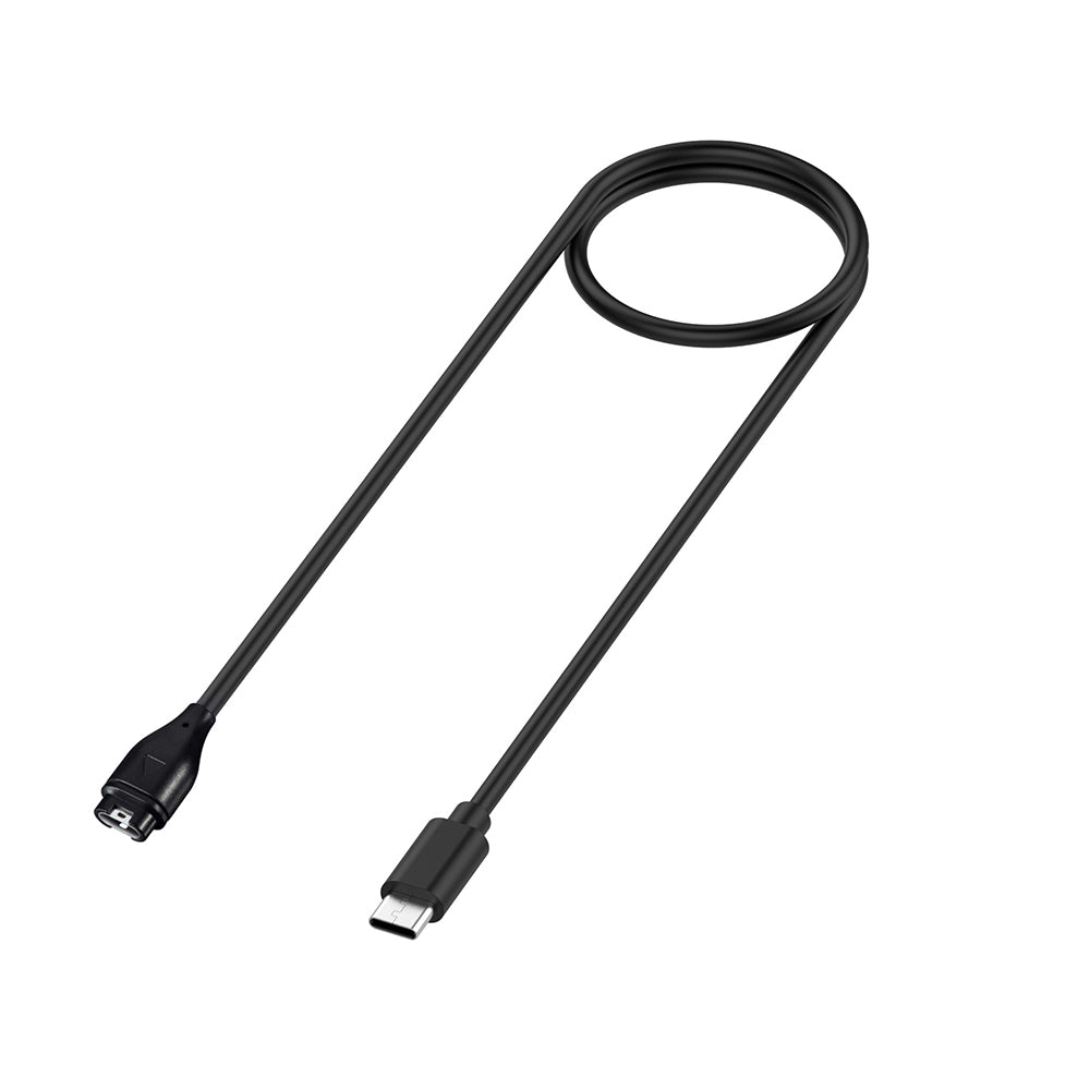 Kabl za punjenje Techsuit TGC2 za Garmin Watch Fenix / vivoactive seriju, USB-C, Crni