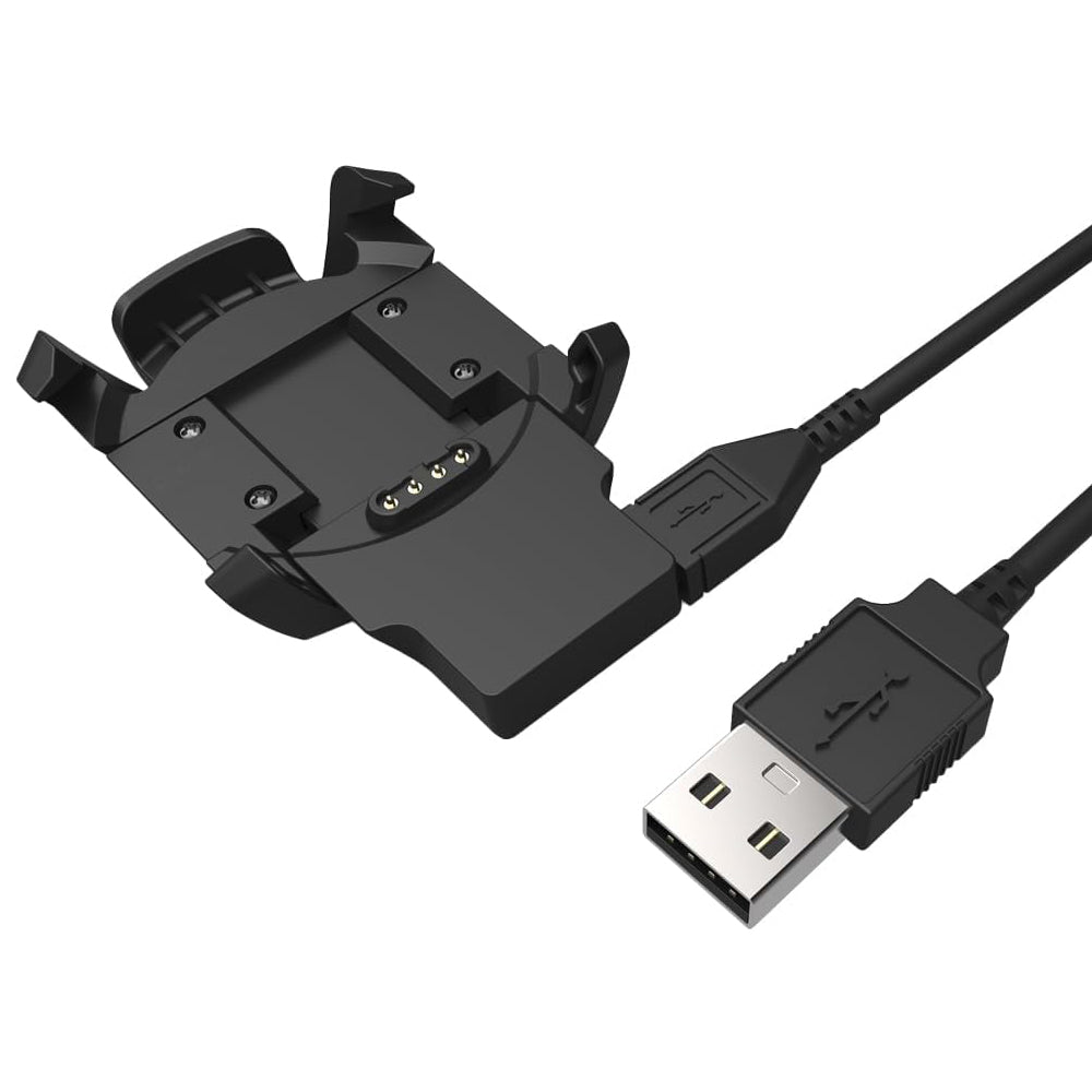 Kabl za punjenje Techsuit TGC5 za Garmin Fenix 3 Sapphire / 3 HR / 3, USB-A, Crni