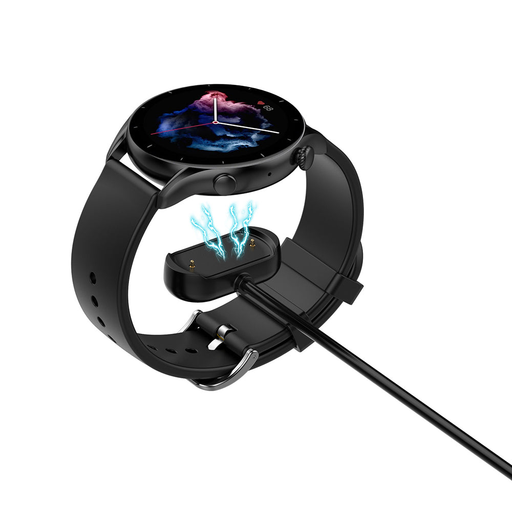 Kabl za punjenje Techsuit THA3 za Amazfit Watch Series, USB-A, Crni