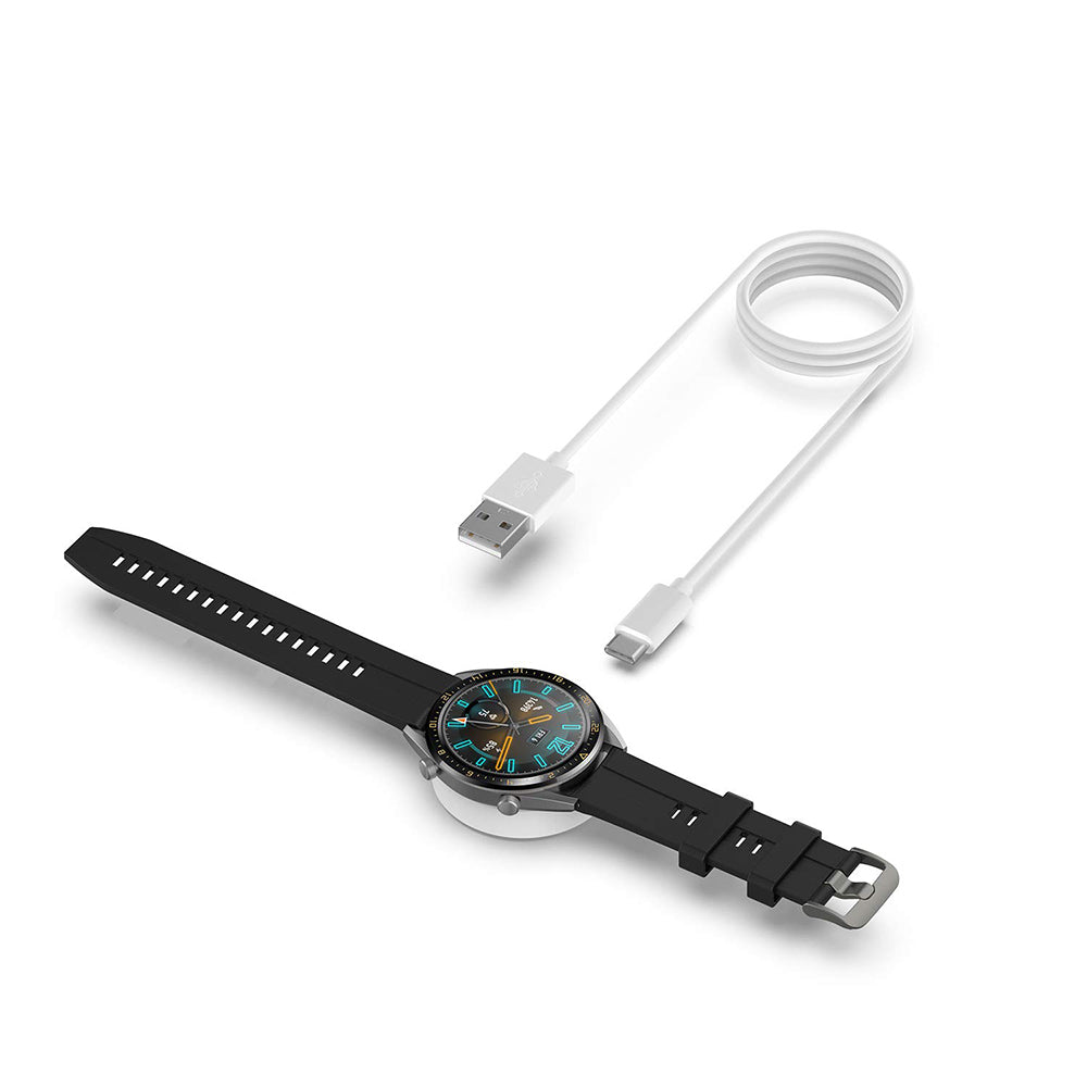 Kabl za punjenje Techsuit THC3 za Honor Watch / Huawei Watch Series, USB-A, Beli