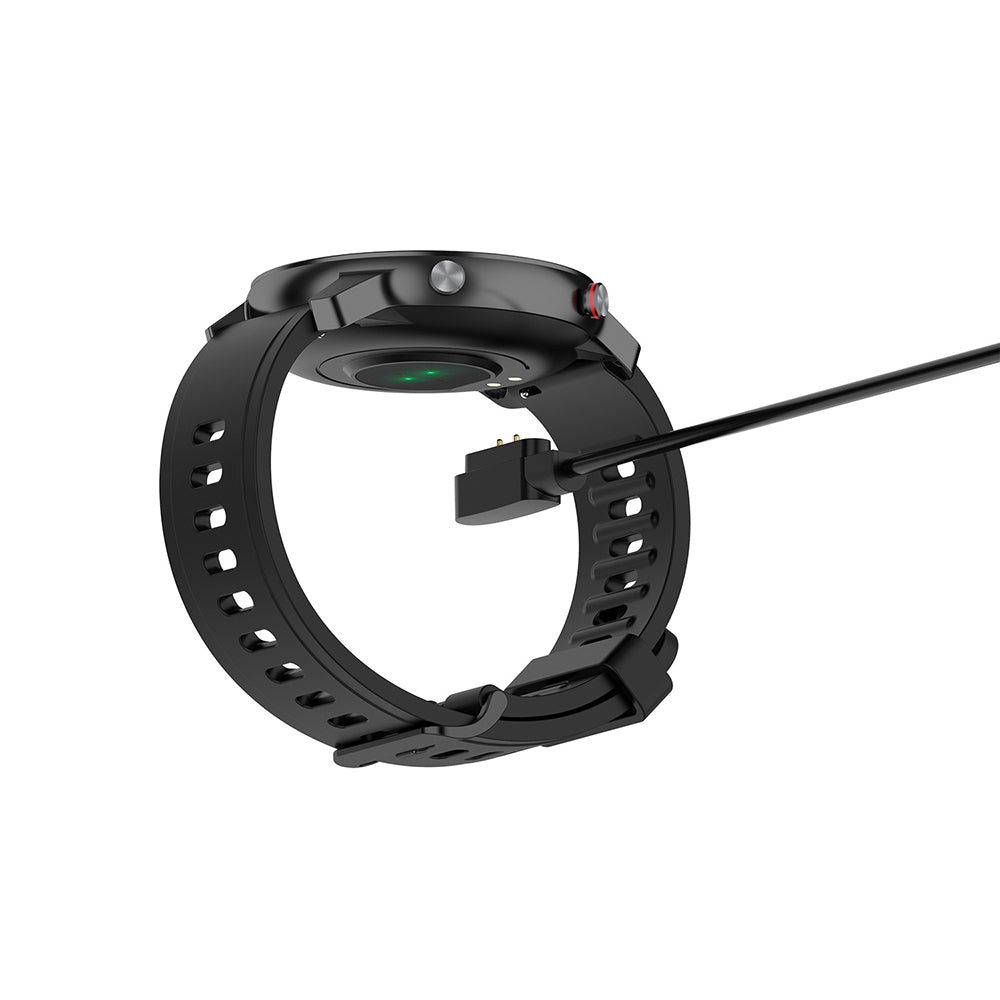 Kabl za punjenje Techsuit TXC4 za Oneplus Nord Watch / Haylou Bling LS12 / RT LS05S, USB-A, Crni