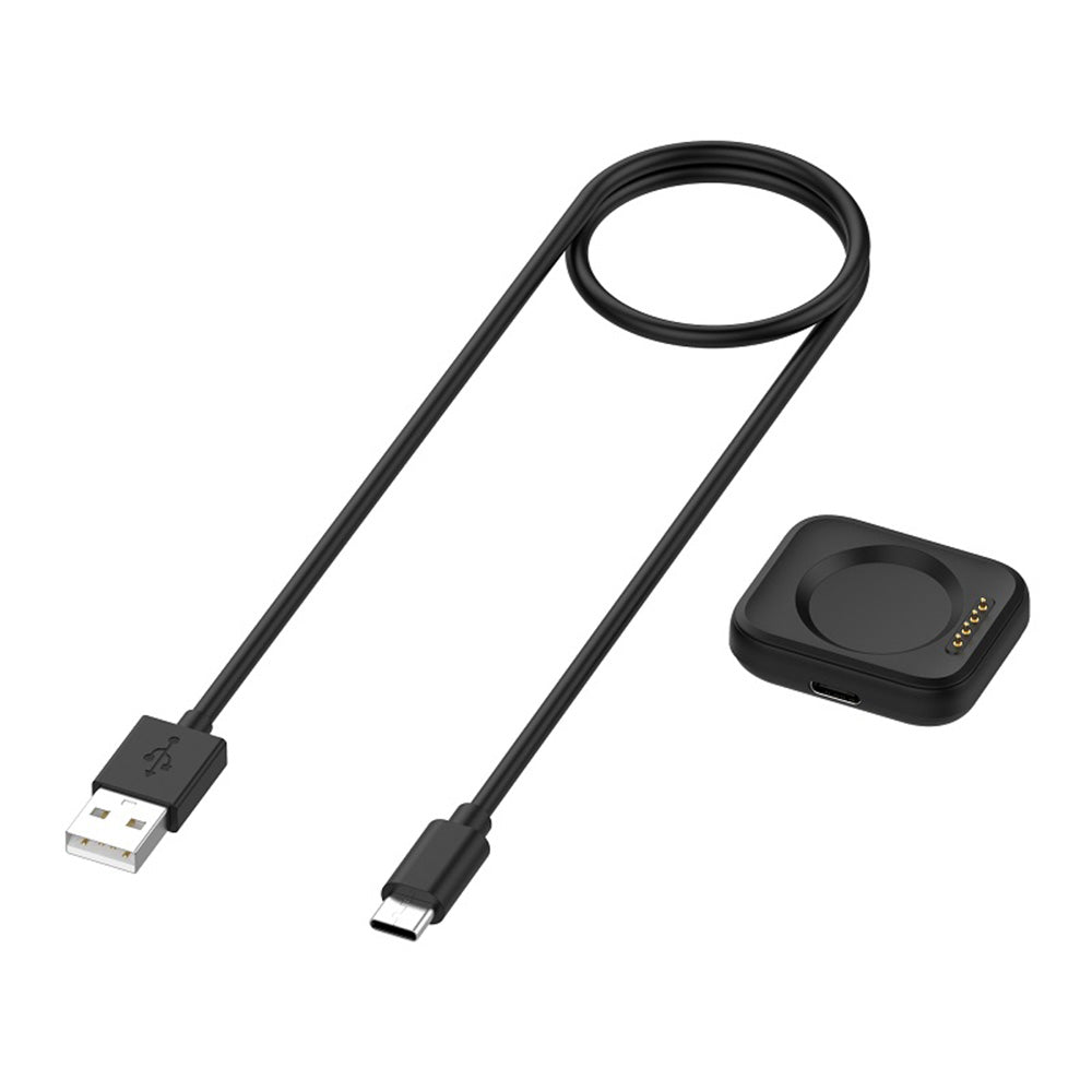 Kabl za punjenje Techsuit TXC8 za Oppo Watch / OnePlus Watch seriju, USB-A, Crni