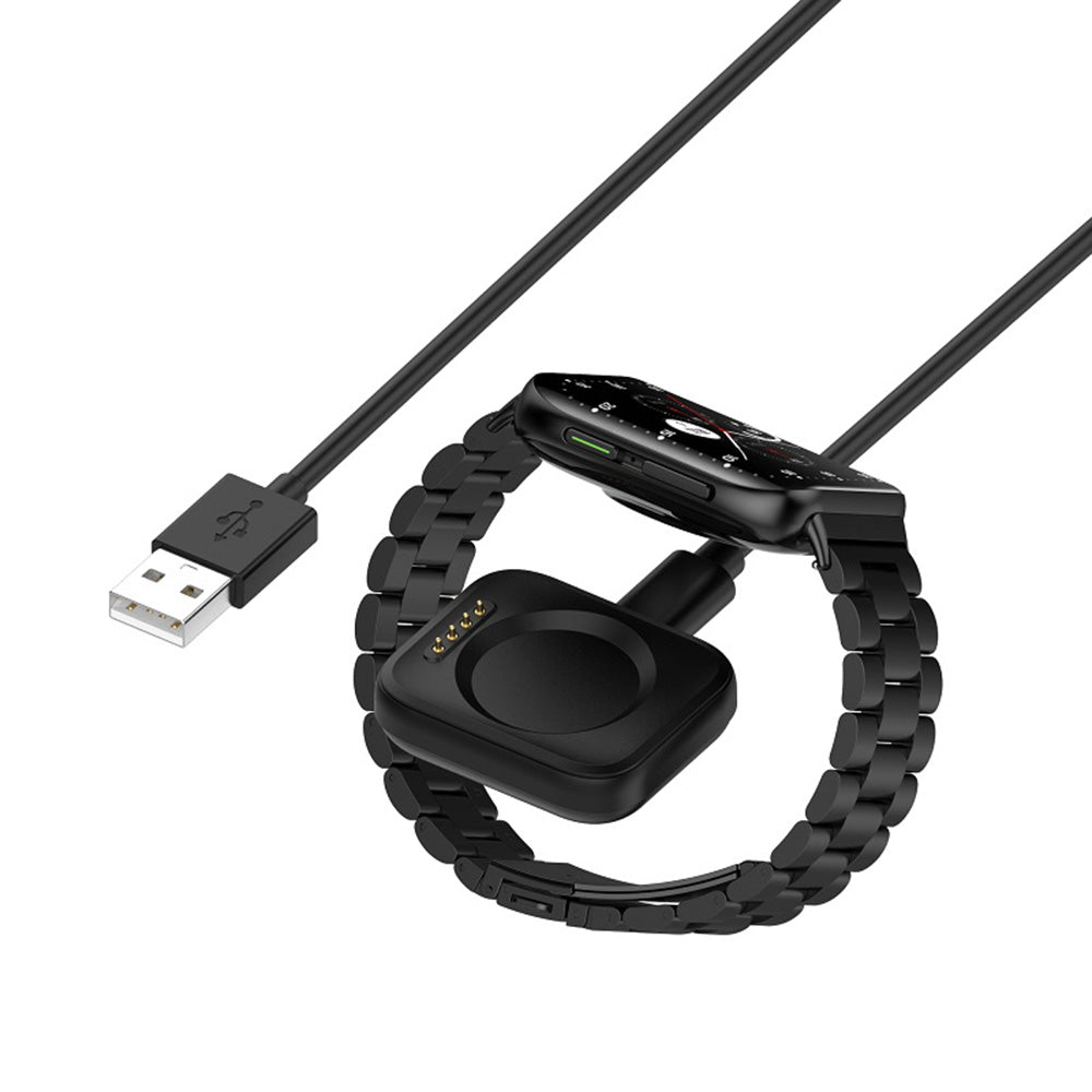 Kabl za punjenje Techsuit TXC8 za Oppo Watch / OnePlus Watch seriju, USB-A, Crni