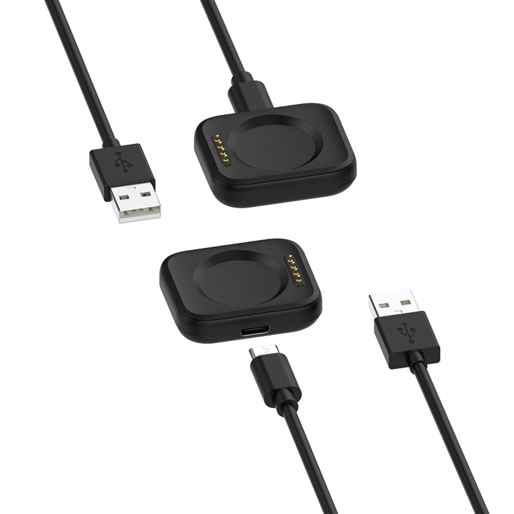Kabl za punjenje Techsuit TXC8 za Oppo Watch / OnePlus Watch seriju, USB-A, Crni
