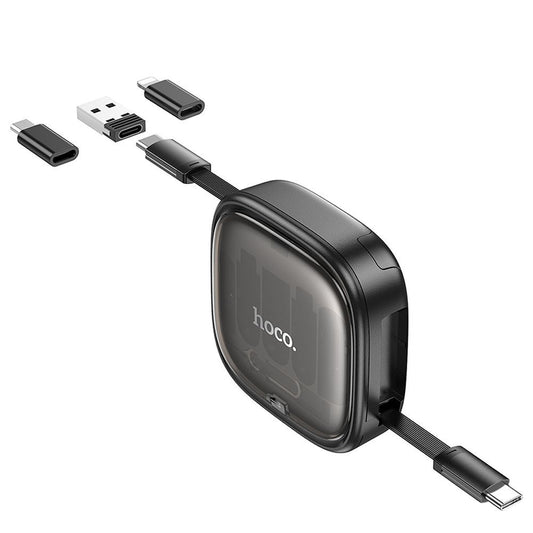 Kabl za prenos podataka i punjenje USB-C - USB-C HOCO U140, 60W, 0.95m, Crni