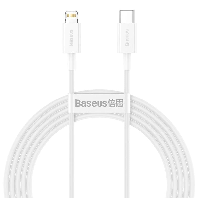 Kabl za Prenos Podataka i Punjenje USB-C - Lightning Baseus Superior Series, 20W, 2m, Beli CATLYS-C02