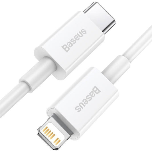 Kabl za Prenos Podataka i Punjenje USB-C - Lightning Baseus Superior Series, 20W, 2m, Beli CATLYS-C02