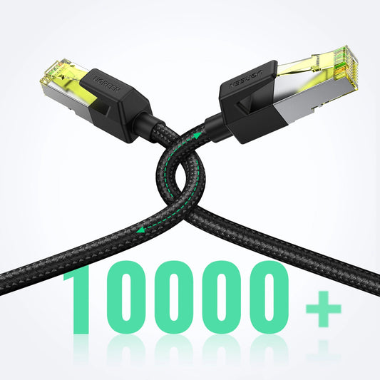 Kabl za mrežu UGREEN NW150, UTP, Cat7, 2m, Crni
