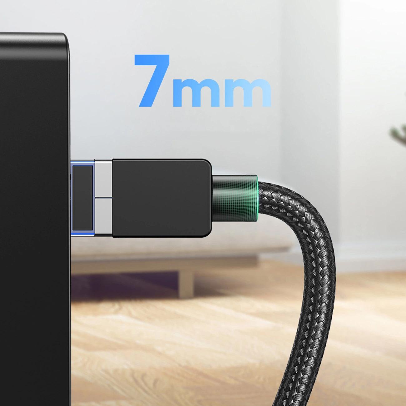 Mrežni kabl UGREEN NW153, UTP, Cat8, 1.5m, Crni