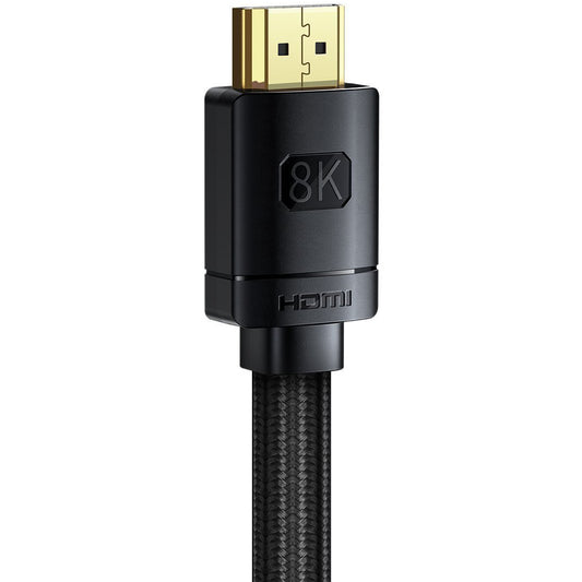 Video kabl Baseus visoke definicije, HDMI - HDMI, 8K, 2m, Crni CAKGQ-K01