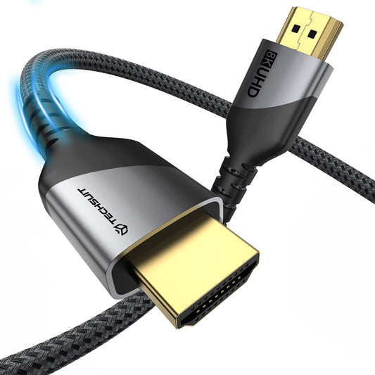 Video kabl Techsuit NexusVision Pro CX3, HDMI - HDMI, 8K, 2m, Siva
