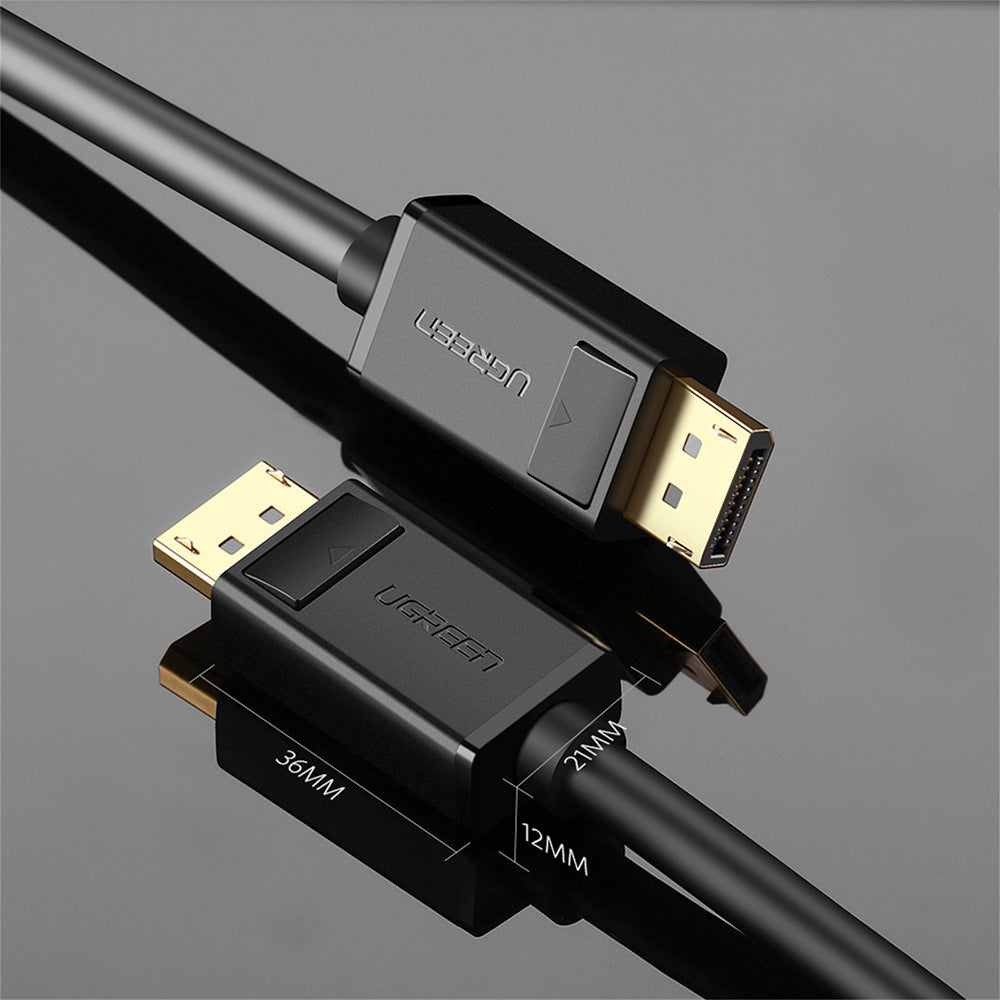 Kabl Video UGREEN DP102, DisplayPort - DisplayPort, 4K, 2m, Crni