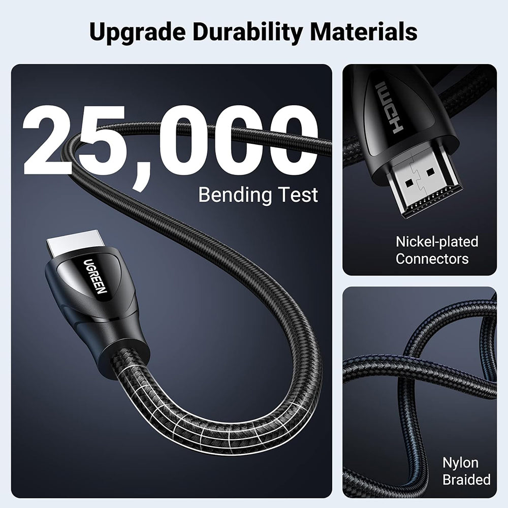 Video kabl Ugreen HD140 (80405), HDMI - HDMI, 8K, 5m, Crna