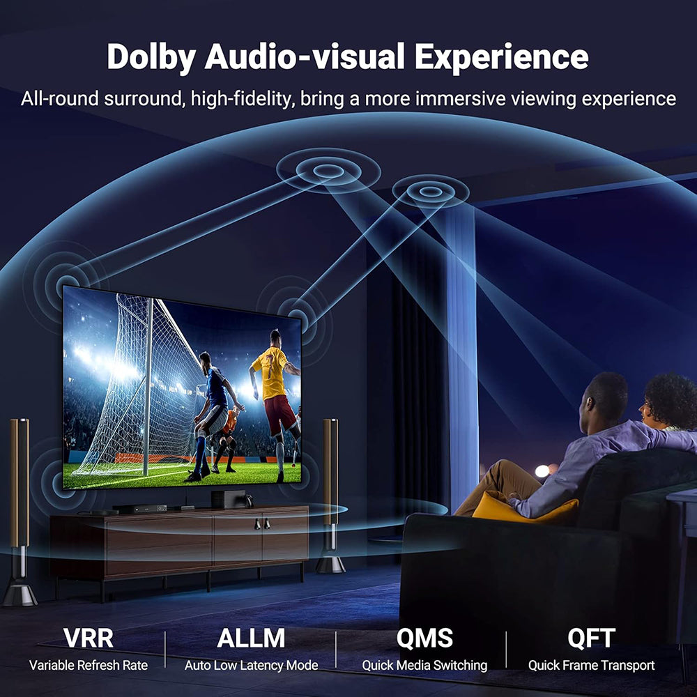 Video kabl Ugreen HD140 (80405), HDMI - HDMI, 8K, 5m, Crna