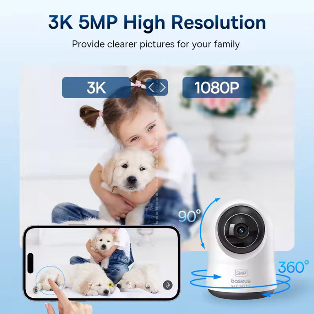 Kamera za nadzor Baseus P1 Pro, Wi-Fi, 3K, unutrašnja S0TW002131
