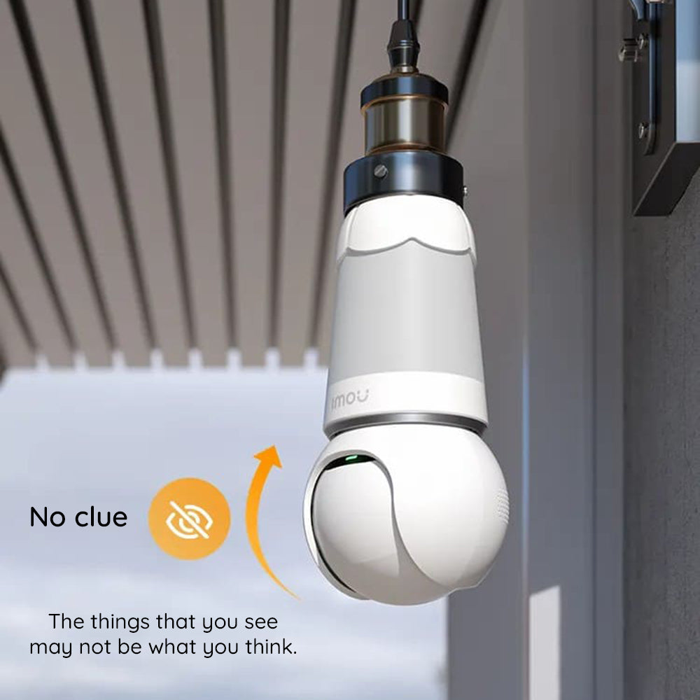 Kamera za nadzor Imou Bulb, Wi-Fi, 2K, Unutrašnja, Bela IPC-S6DP-5M0WEB-E27
