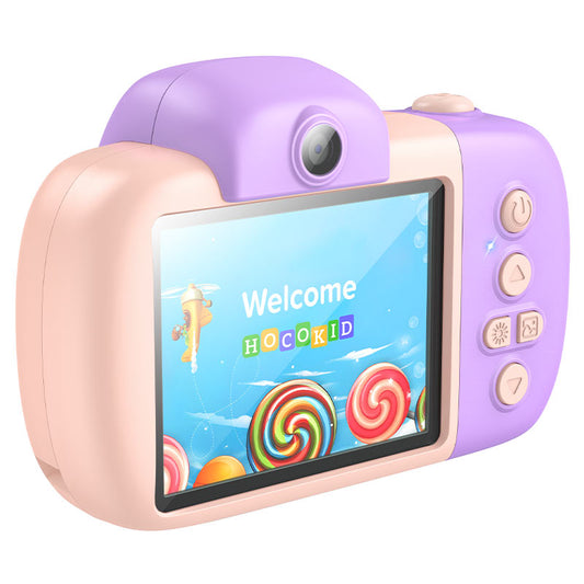Digitalna kamera HOCO DV201 Kids, 1080P, 2MP, Roze