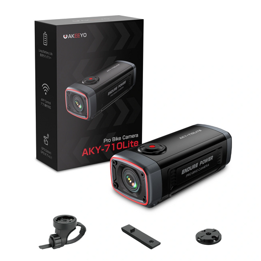 Sportska kamera Akeeyo 710 Lite za bicikl/motocikl, 2K, Wi-Fi, crna
