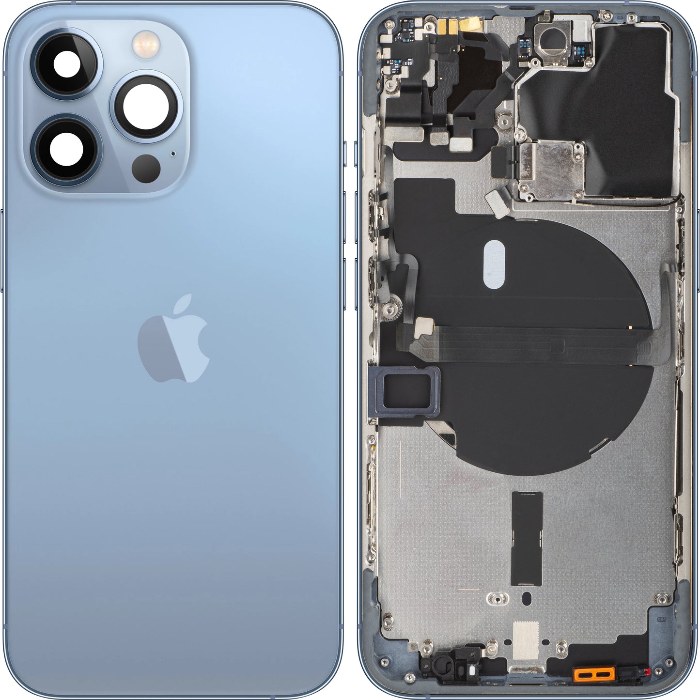 Kućište baterije Apple iPhone 13 Pro, sa srednjim delom kućišta, plavo (Sierra Blue), Swap
