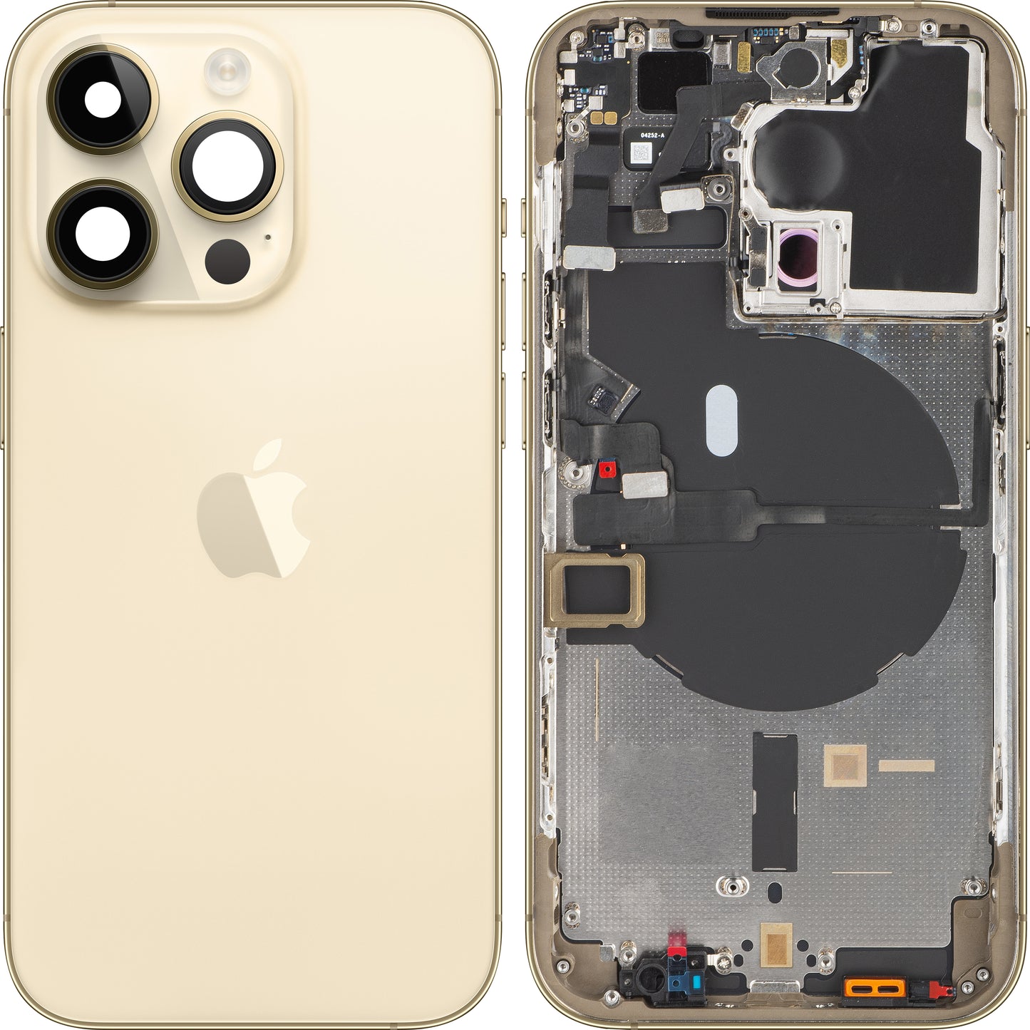 Kućište baterije Apple iPhone 14 Pro, sa srednjim delom kućišta, zlatno, Swap