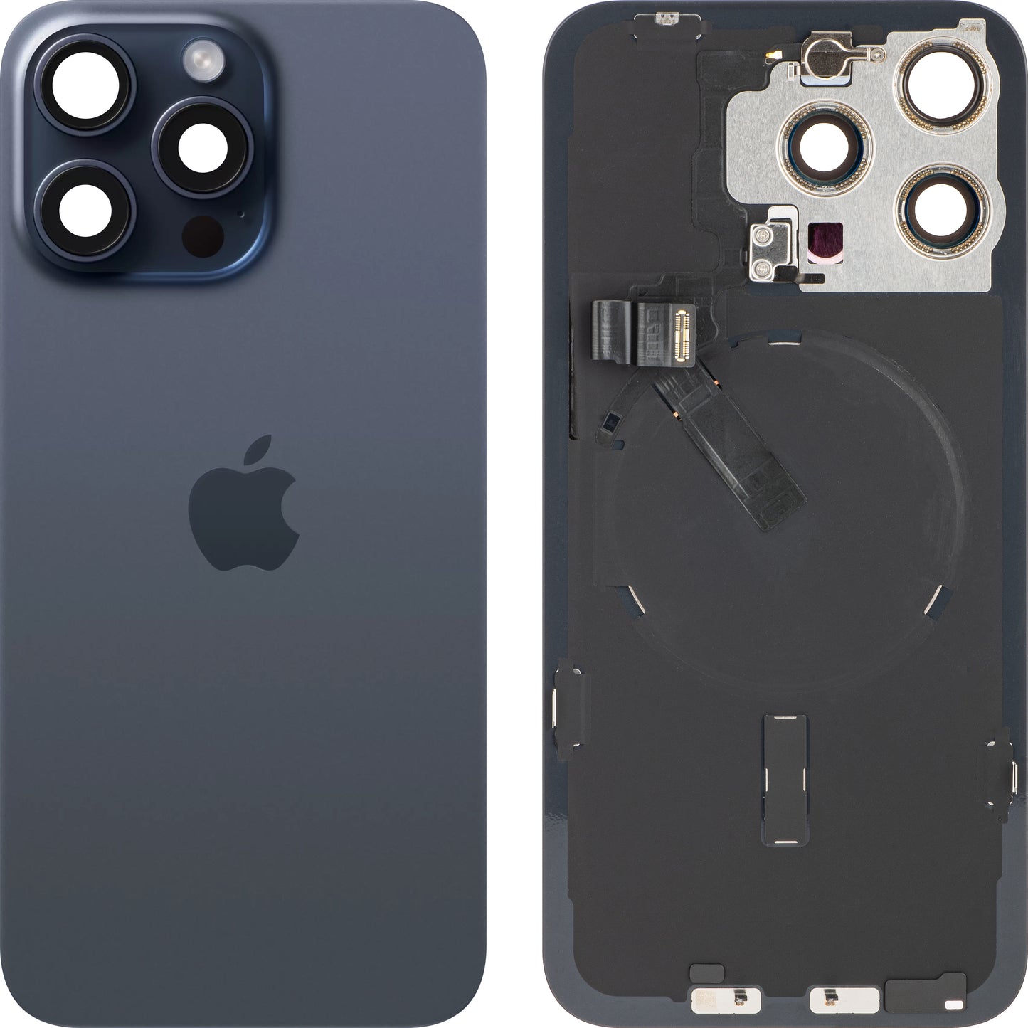 Poklopac baterije Apple iPhone 15 Pro Max, Plavi (Blue Titanium), Swap