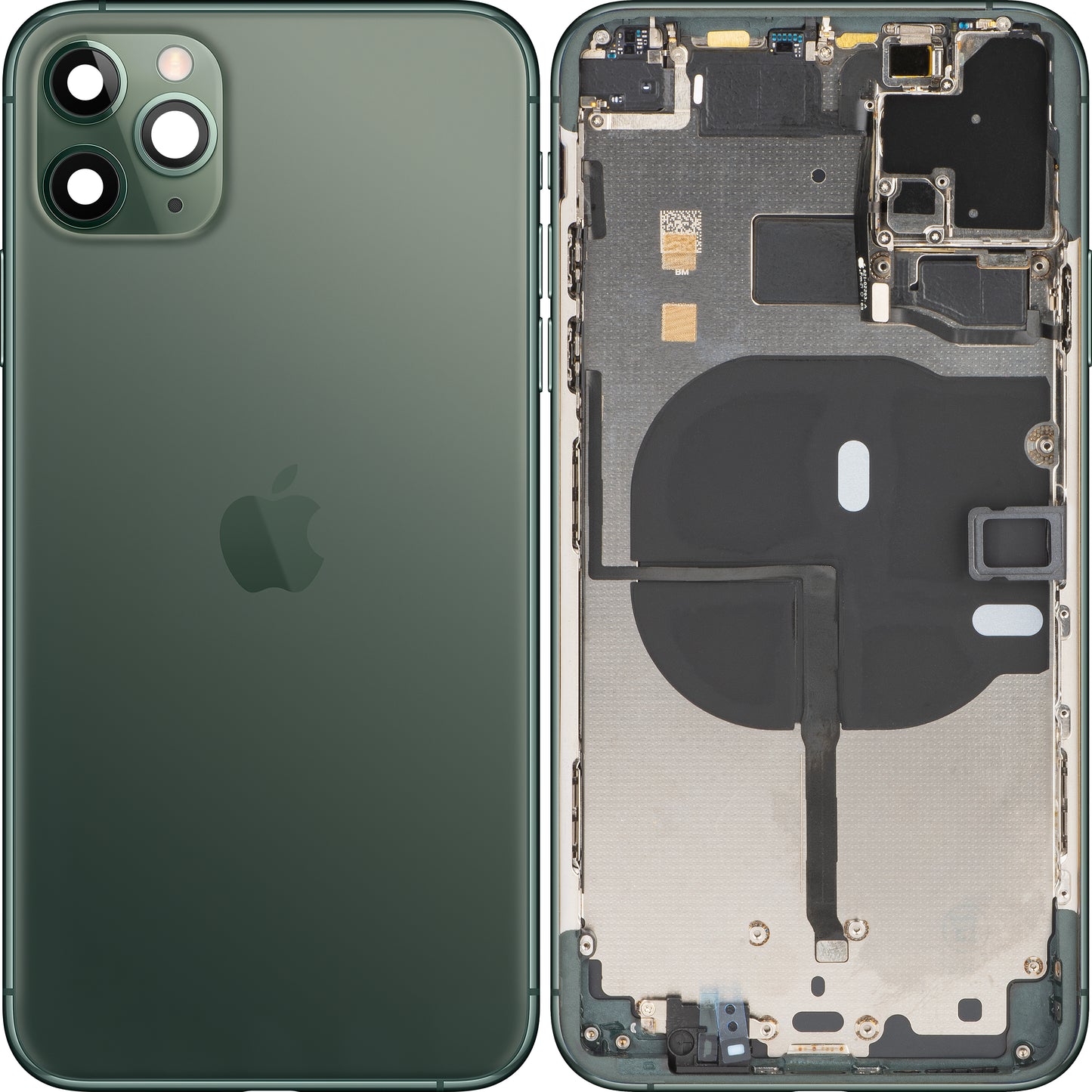 Zadnji poklopac baterije Apple iPhone 11 Pro Max, sa srednjom kućištem, zelena (Midnight Green), Swap