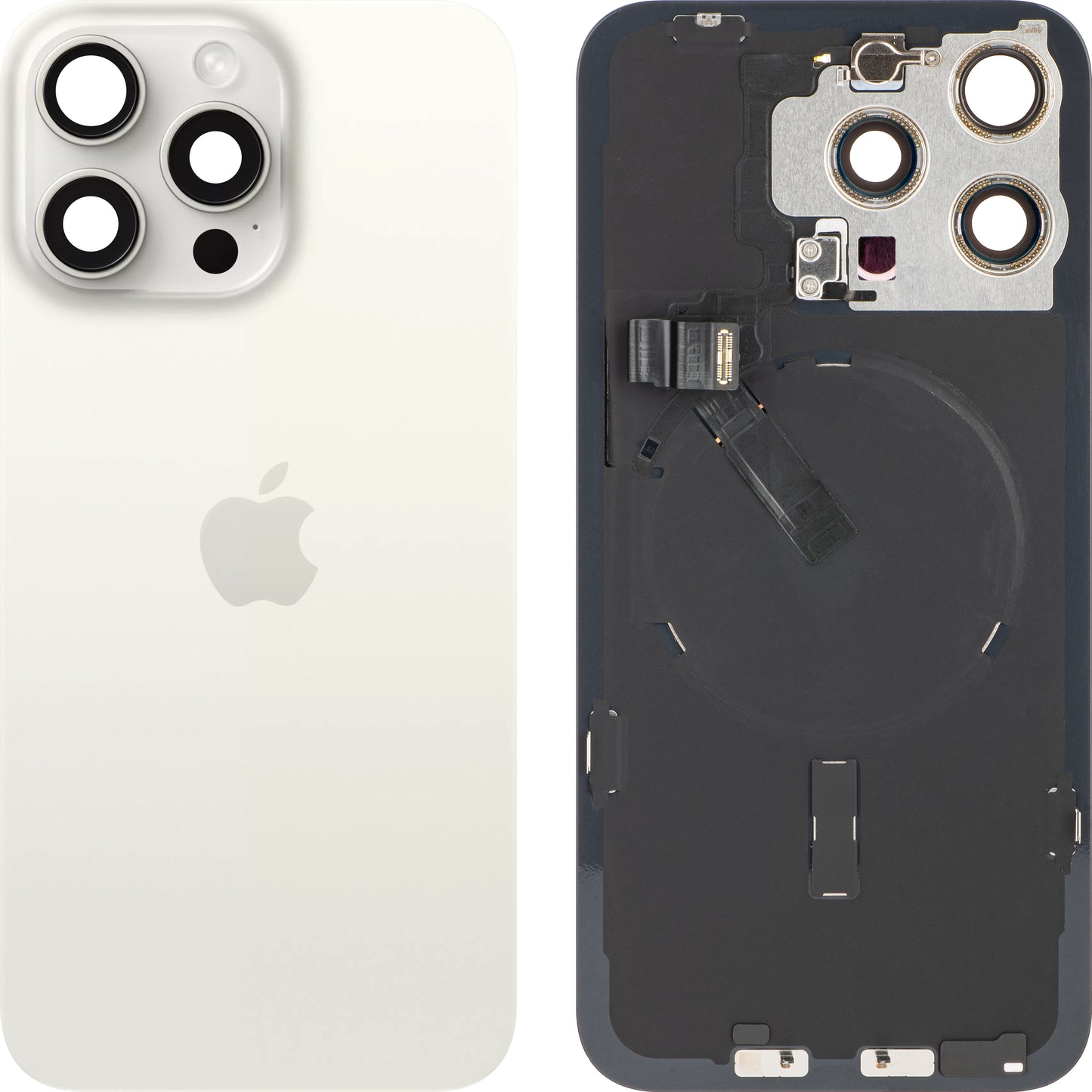 Poklopac baterije Apple iPhone 15 Pro Max, Beli (White Titanium), Swap