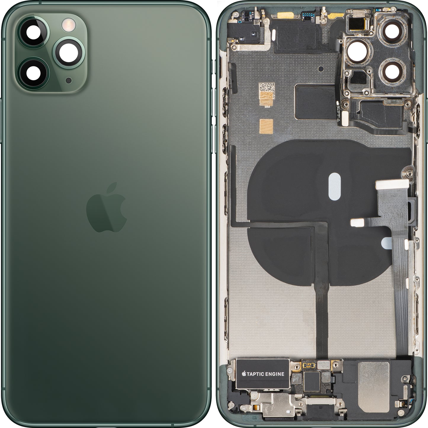 Poklopac baterije Apple iPhone 11 Pro Max, sa srednjom kućištem, kompletan, zelen (Midnight Green), Swap