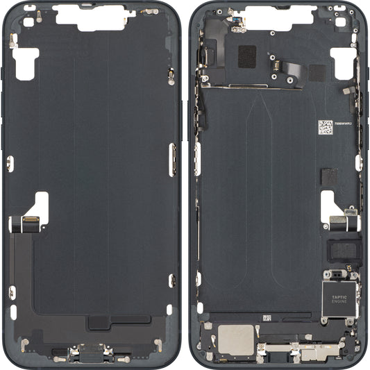 Poklopac baterije Apple iPhone 14 Plus, sa srednjom kućištem, kompletan, crni (Midnight), zamena